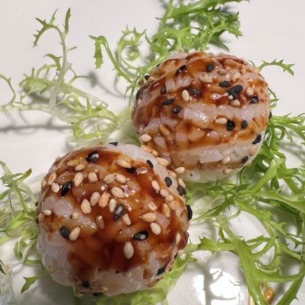 Sushi boule tartare de saumon
